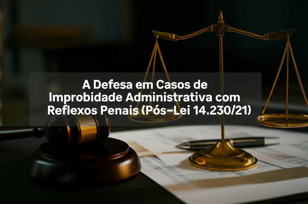 A Defesa em Casos de Improbidade Administrativa com Reflexos Penais (Pós-Lei 14.230/21)